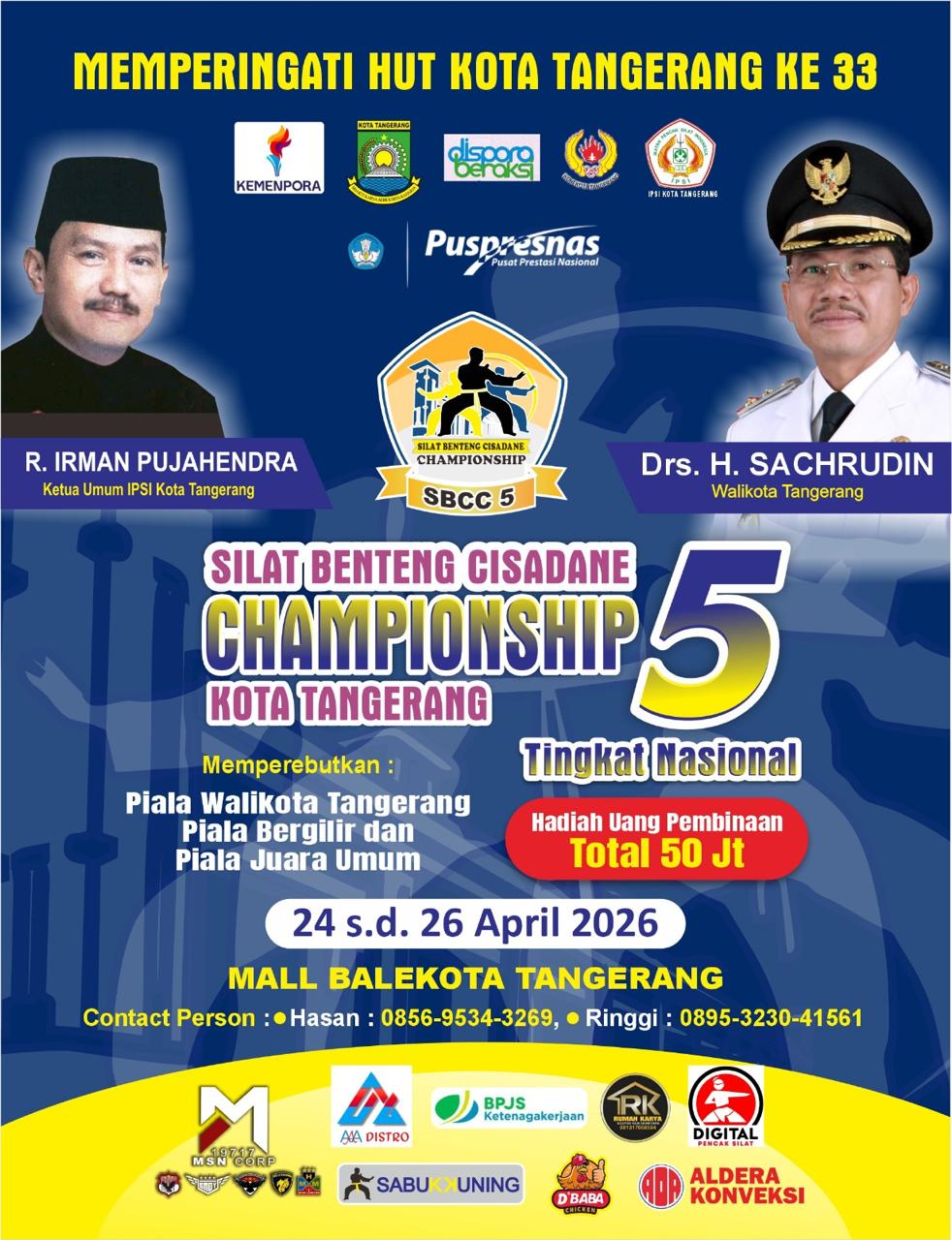 SILAT BENTENG CISADANE CHAMPIONSHIP 5 2026